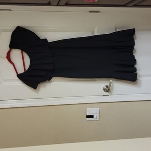 Lularoe cici ruffle off shoulder bodycon LBD